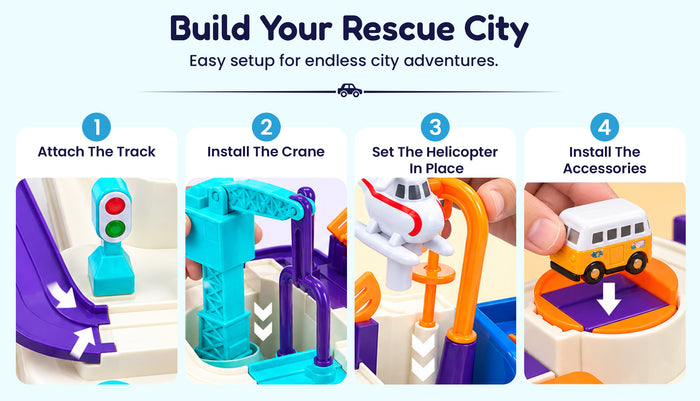 Set the scene. Build the city.