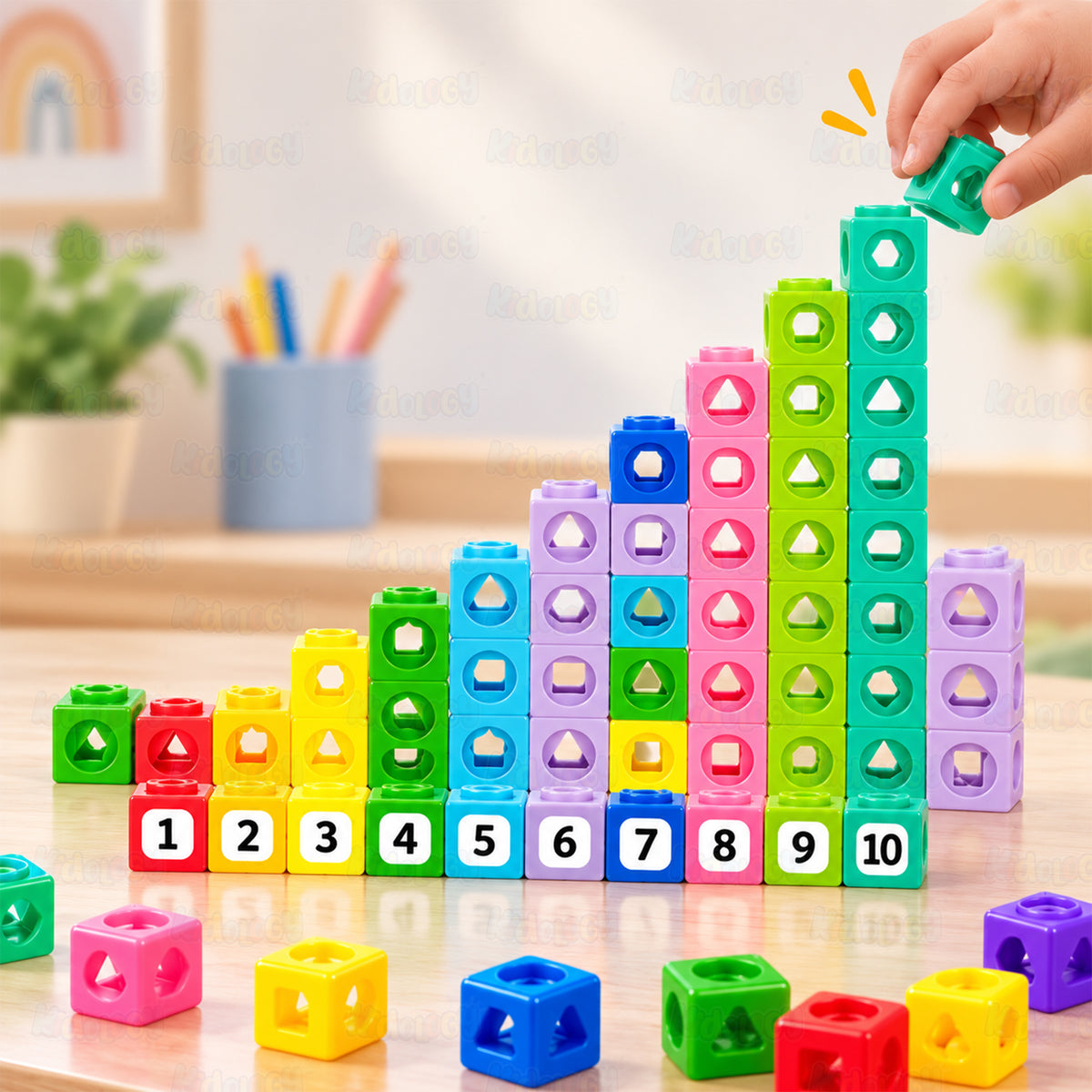 Magic Number Linking Cubes