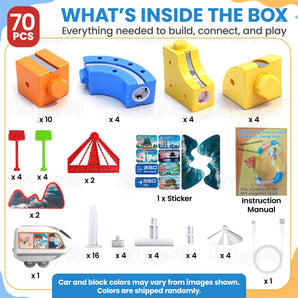 Magnetic Monorail DIY Versatile Track Car