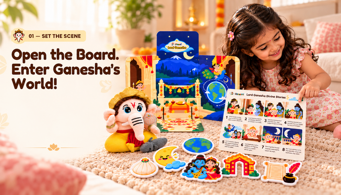 Open the Board. Enter Ganesha's World!