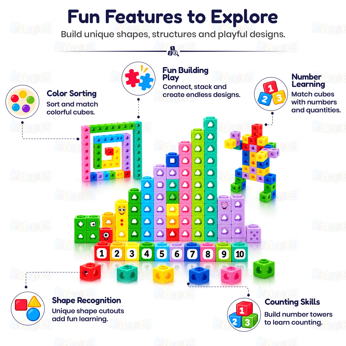 Magic Number Linking Cubes