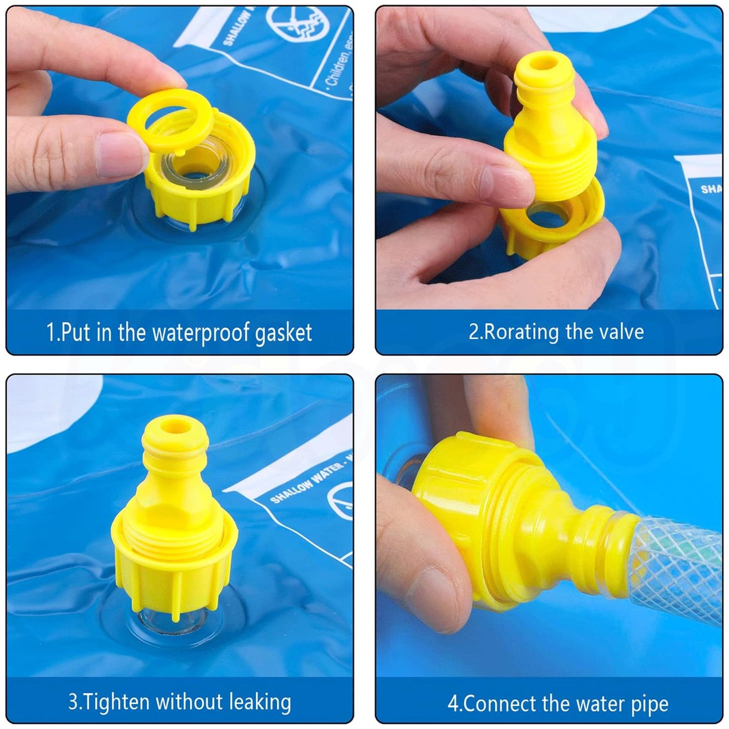 Non-Slip Splash Round Pool