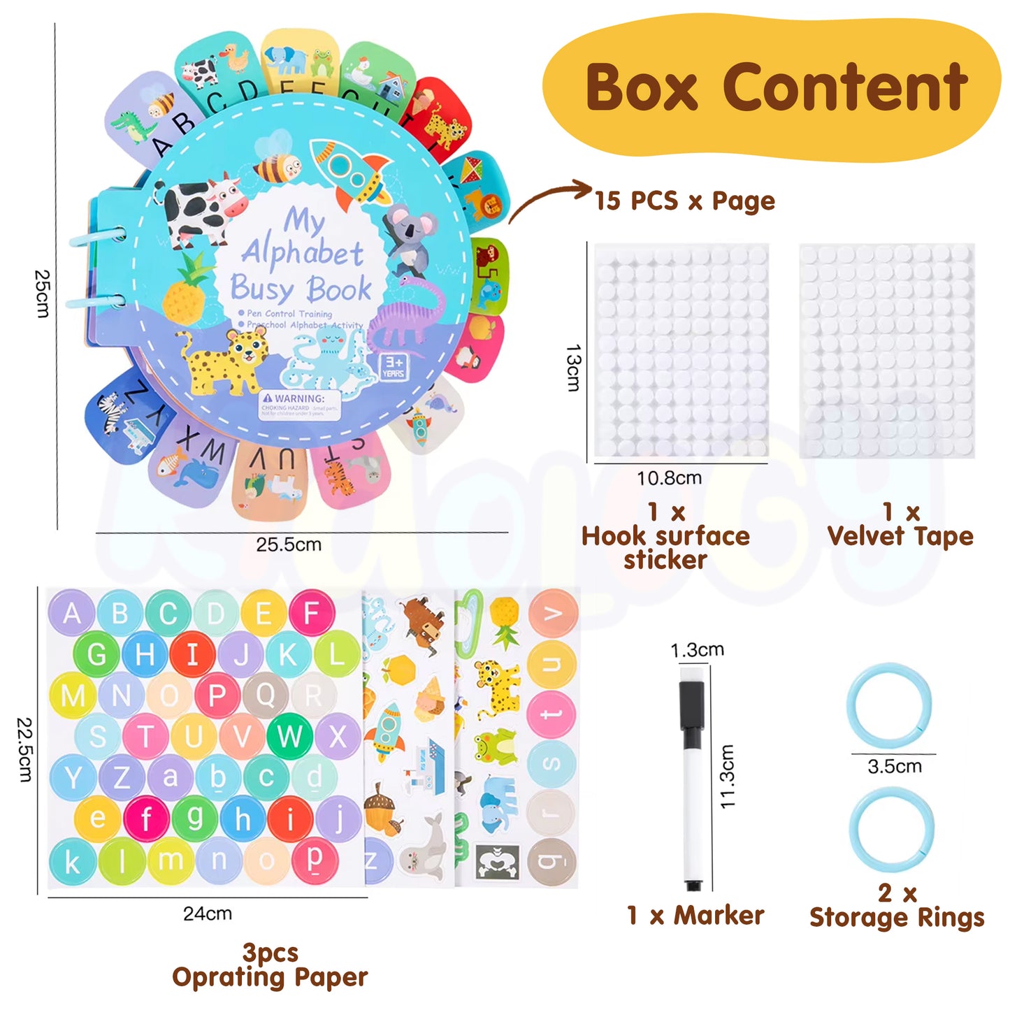 Alphabet Busy Book for Kids