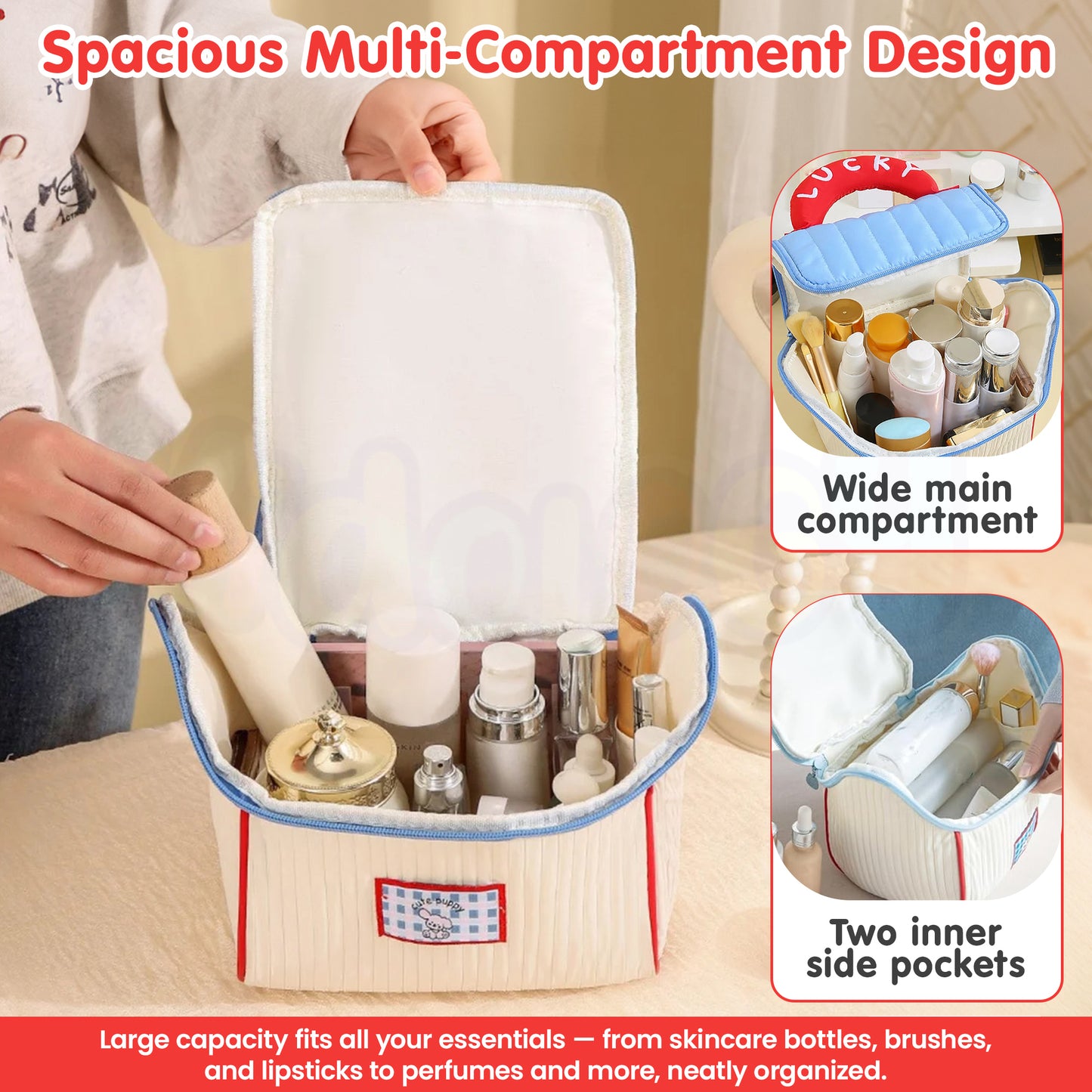 Toiletry Travel Makeup Bag