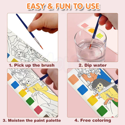 Kids Mini Painting Book – Barbie Theme