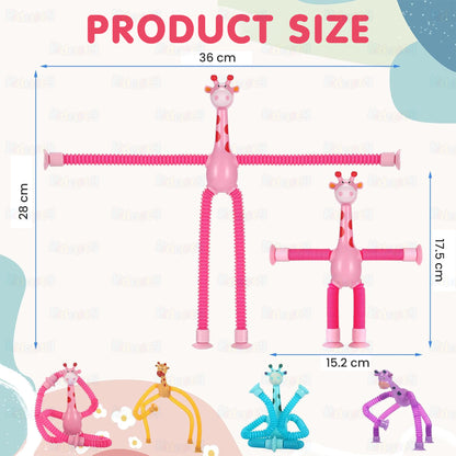 Telescoping Giraffe Playset