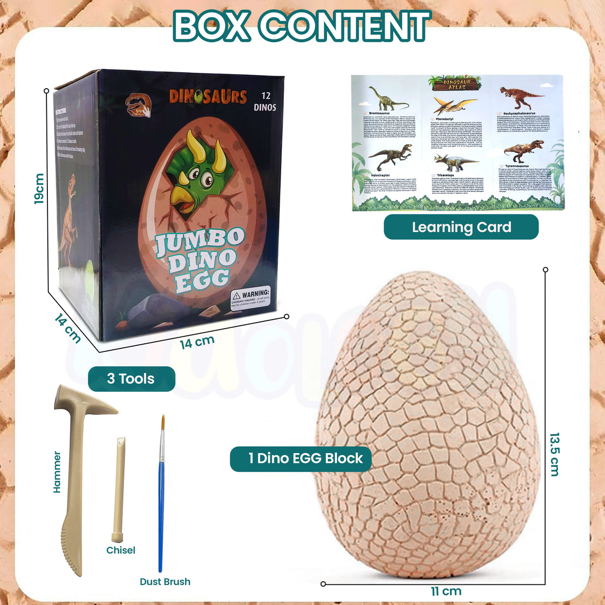 Dino Egg Digging Set
