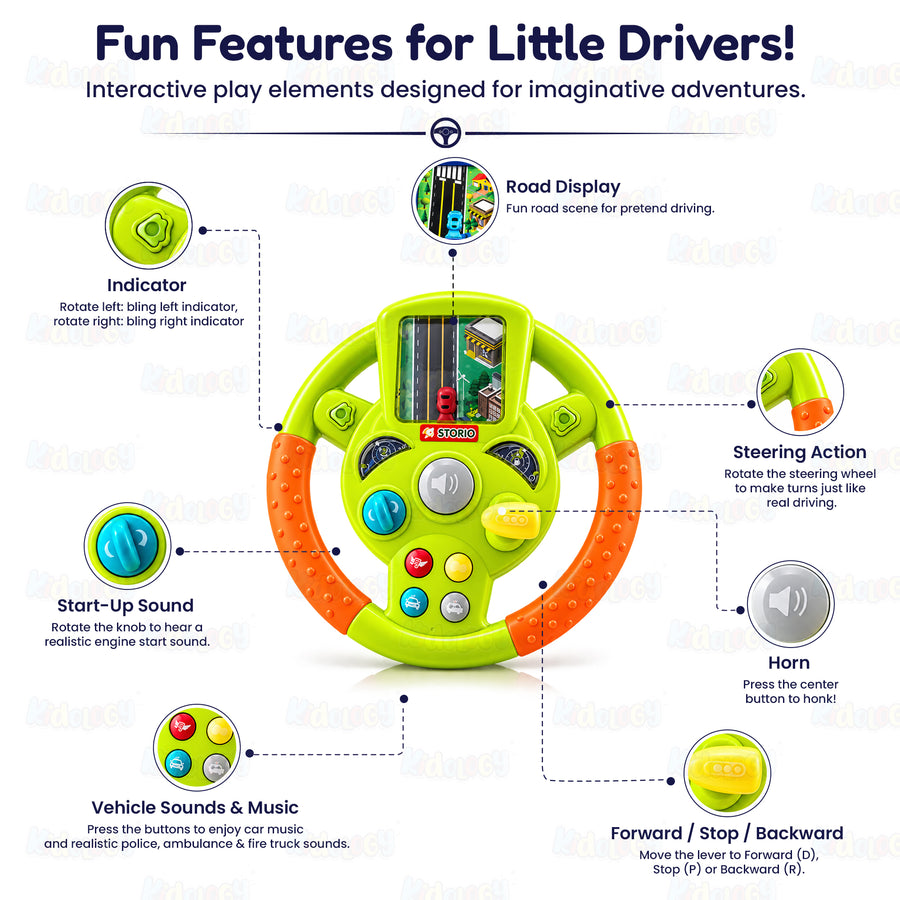 Little Driver Steering Wheel Toy