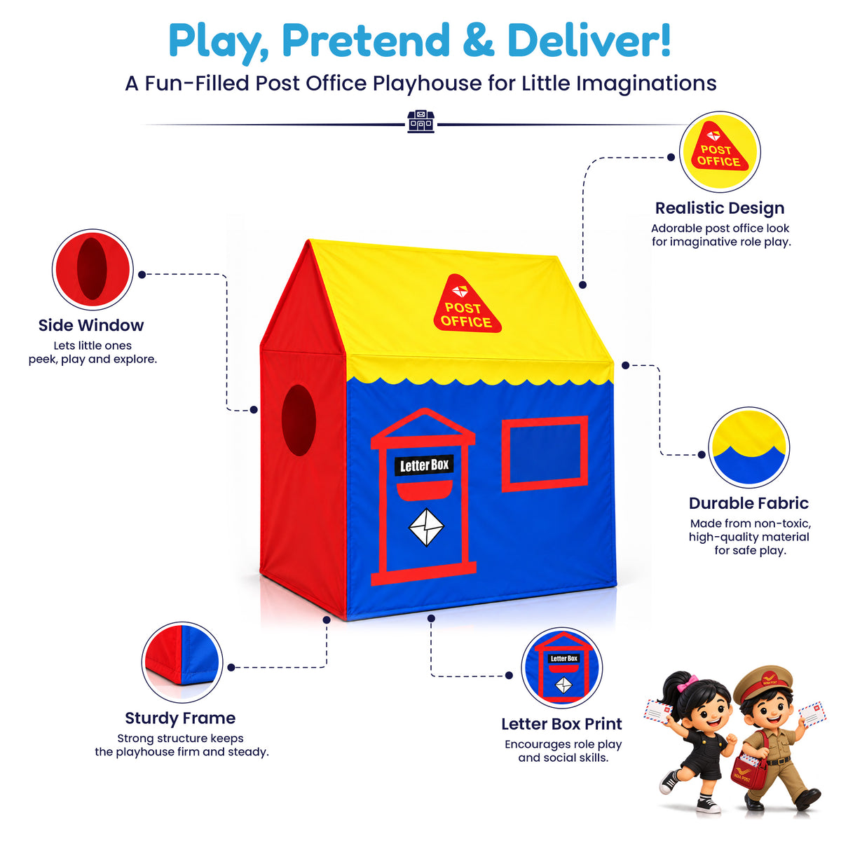 Post Office Tent House For Kids