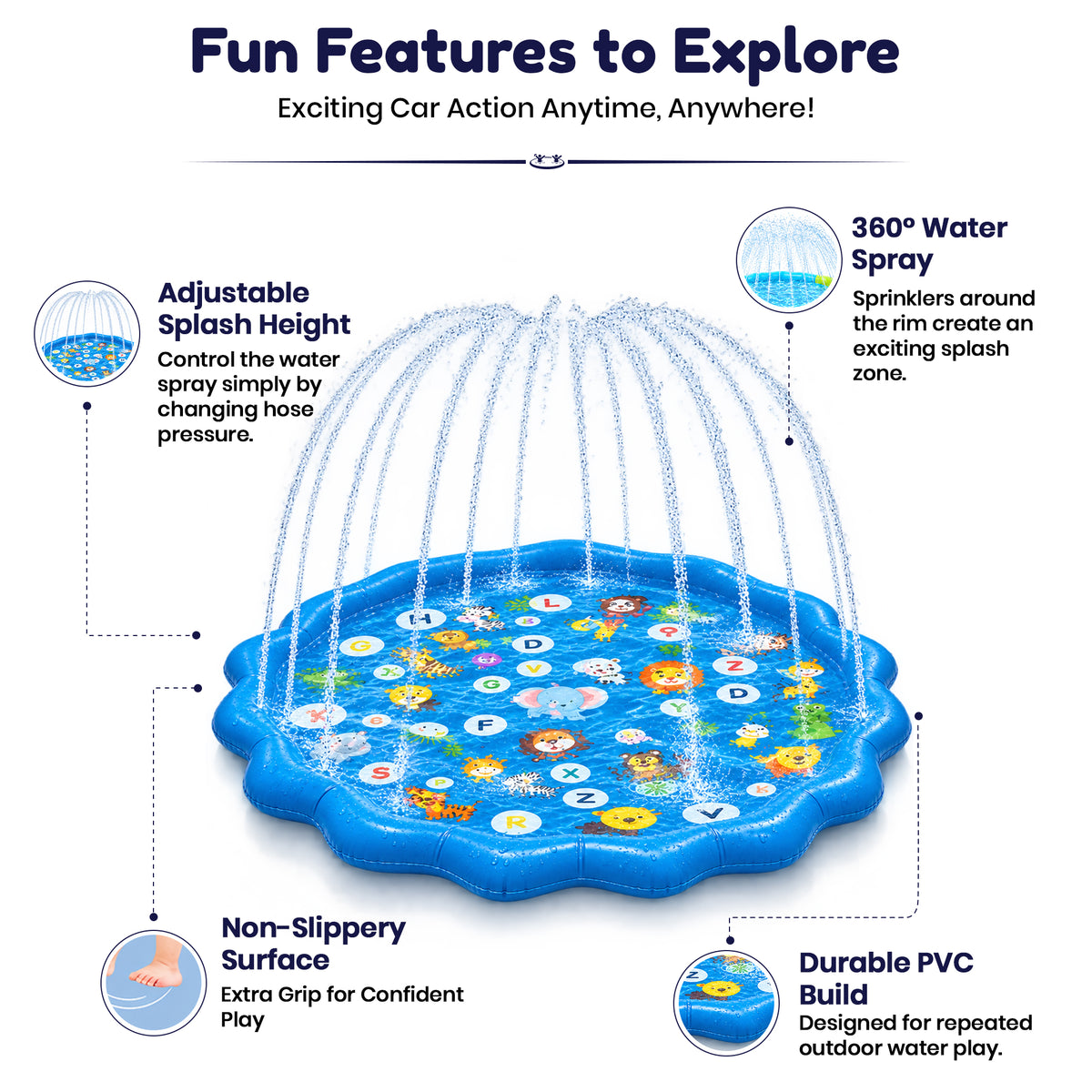 Sprinkler Splash Pad by Kidology, view 12