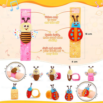 Baby Sensory Rattle Toy Set