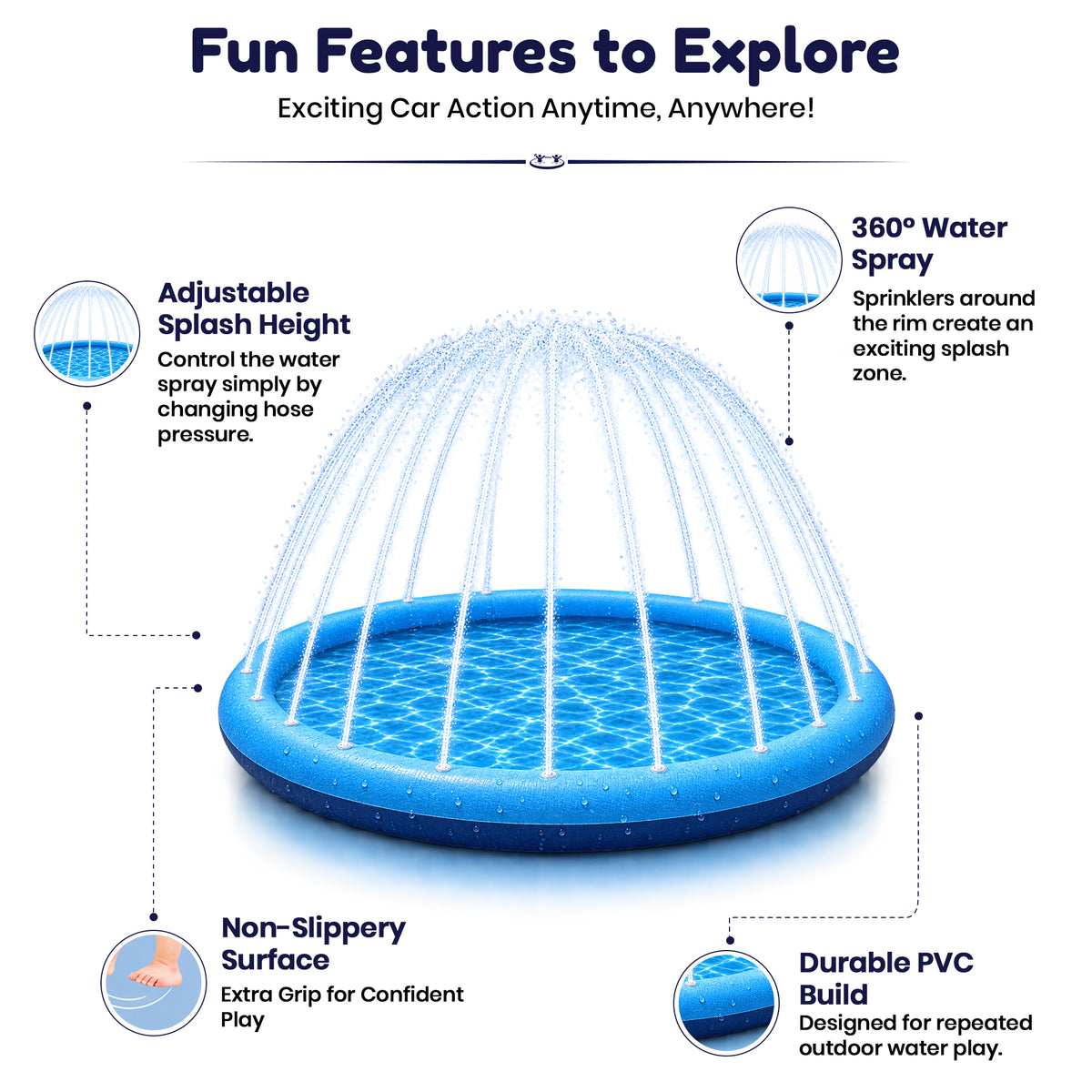 Sprinkler Splash Pad by Kidology, view 9