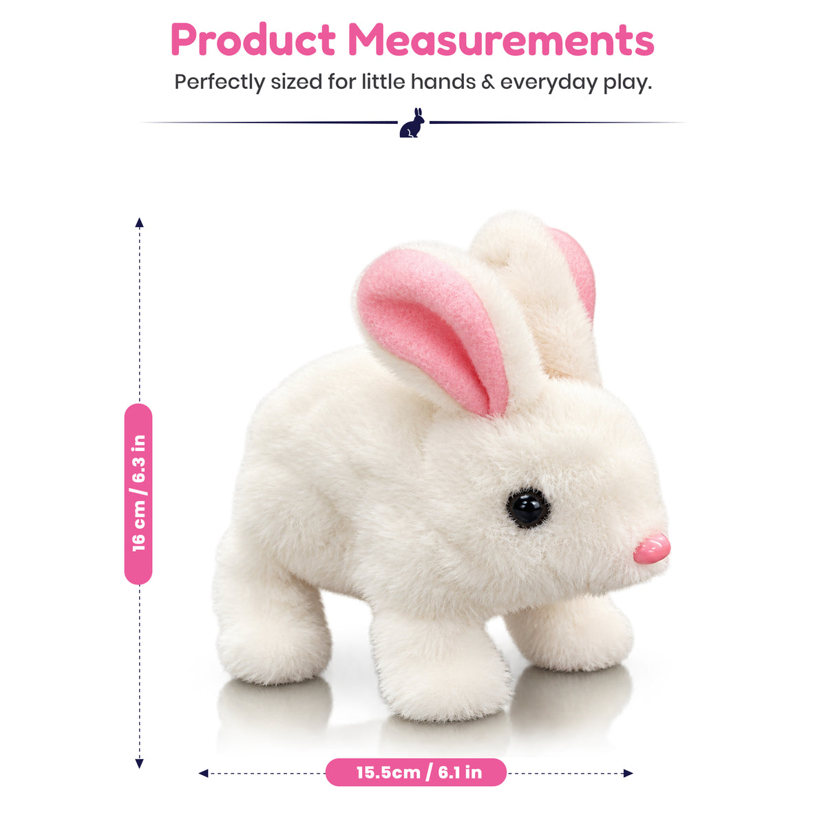 Interactive Moving Rabbit Toy by Kidology, view 4