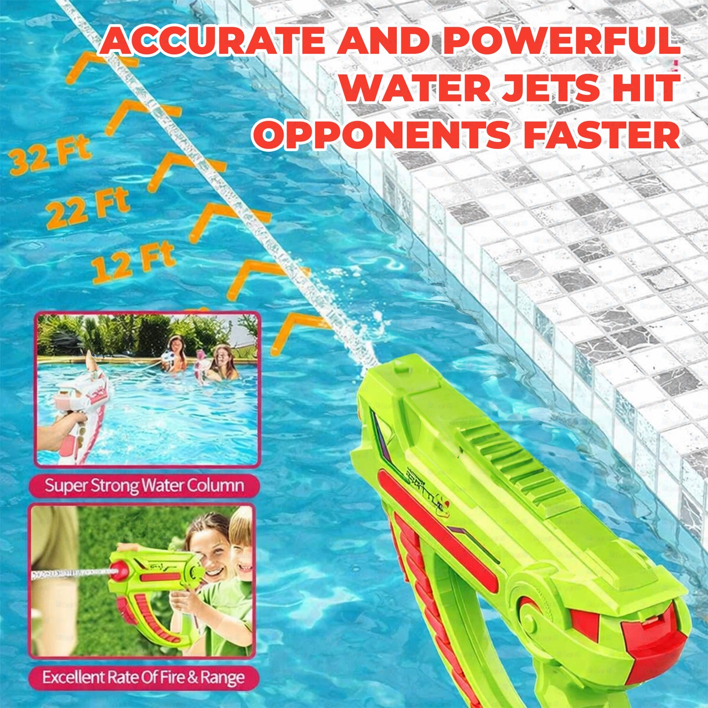 Space Electric Water Gun Toy