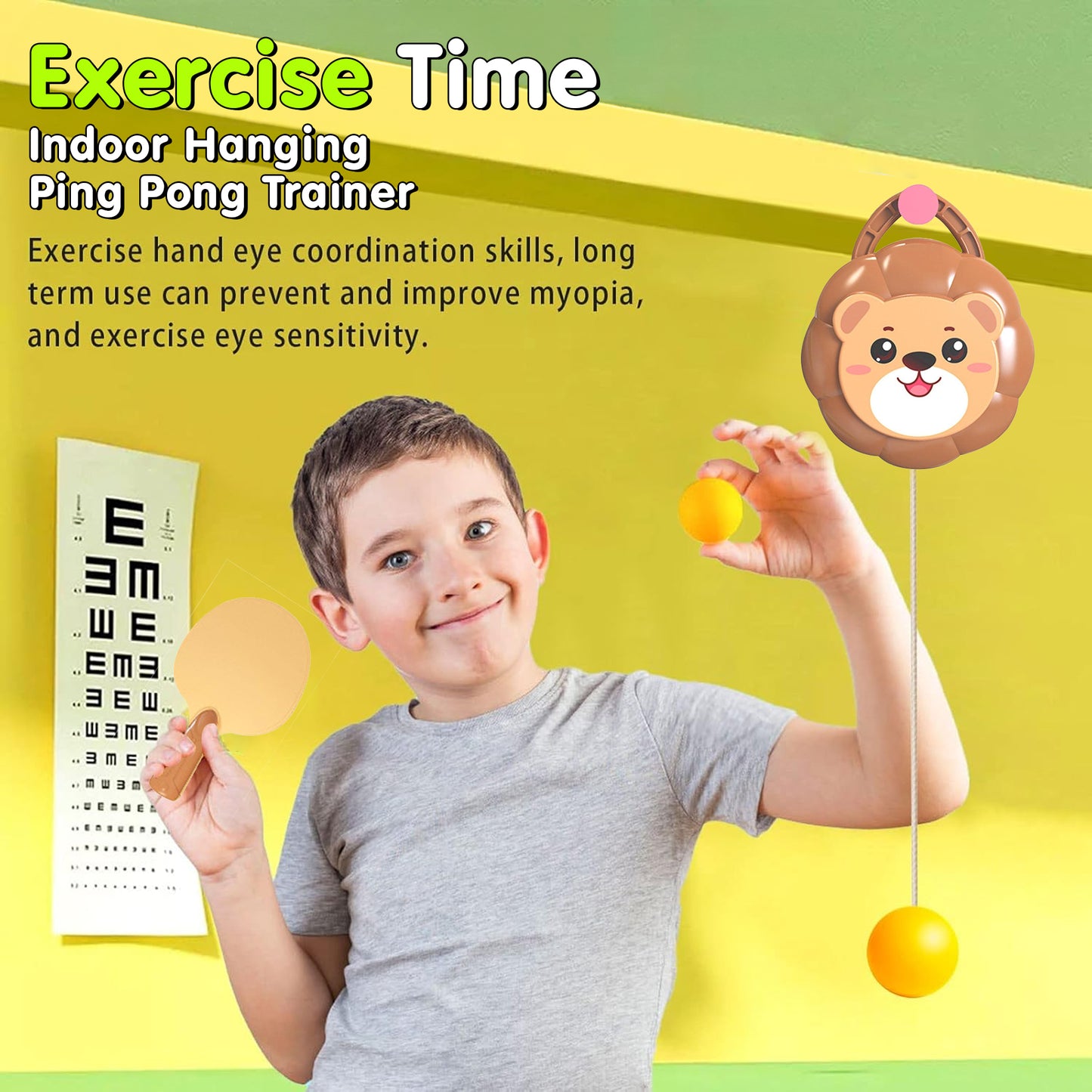 Portable Indoor Hanging Table Tennis  Self-Training Set