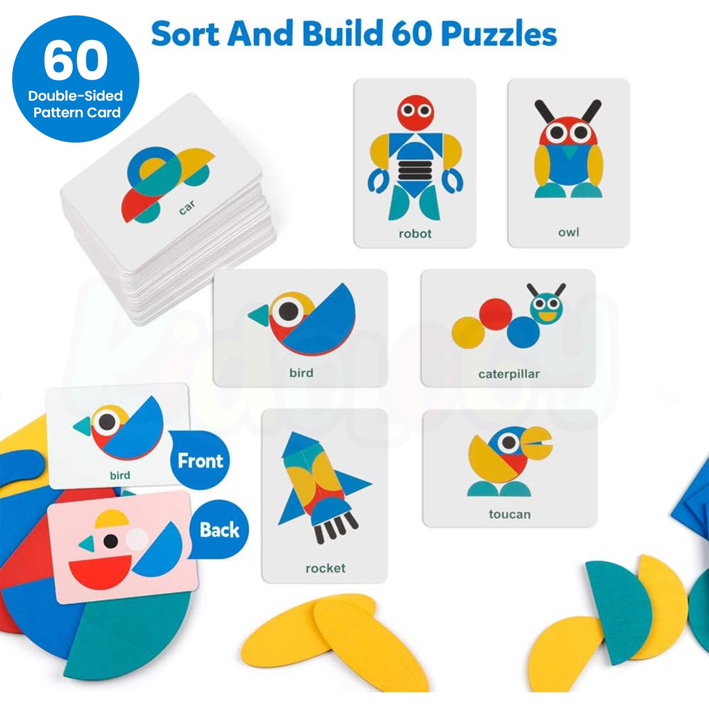 Wooden Shape Puzzle Toy Set