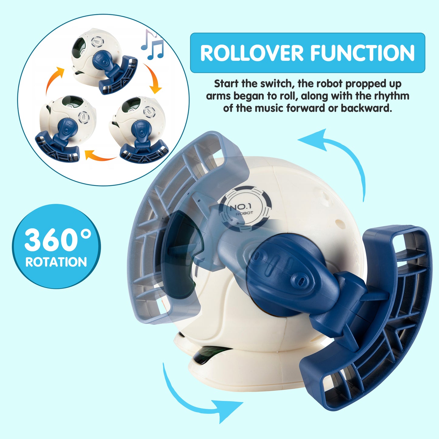 Tumbling Rolling Robot Toy