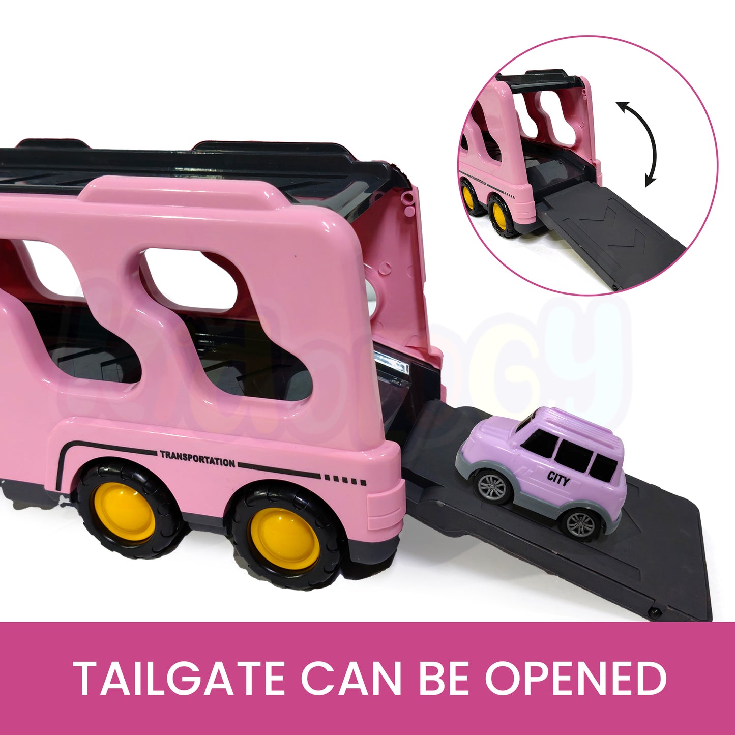 5-in-1 Friction-Powered Truck Toy
