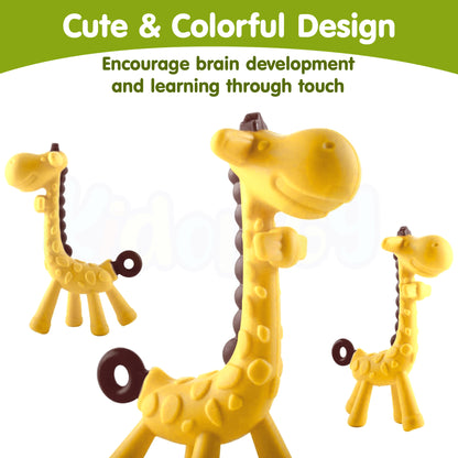 Giraffe Shaped Teether Baby Toy