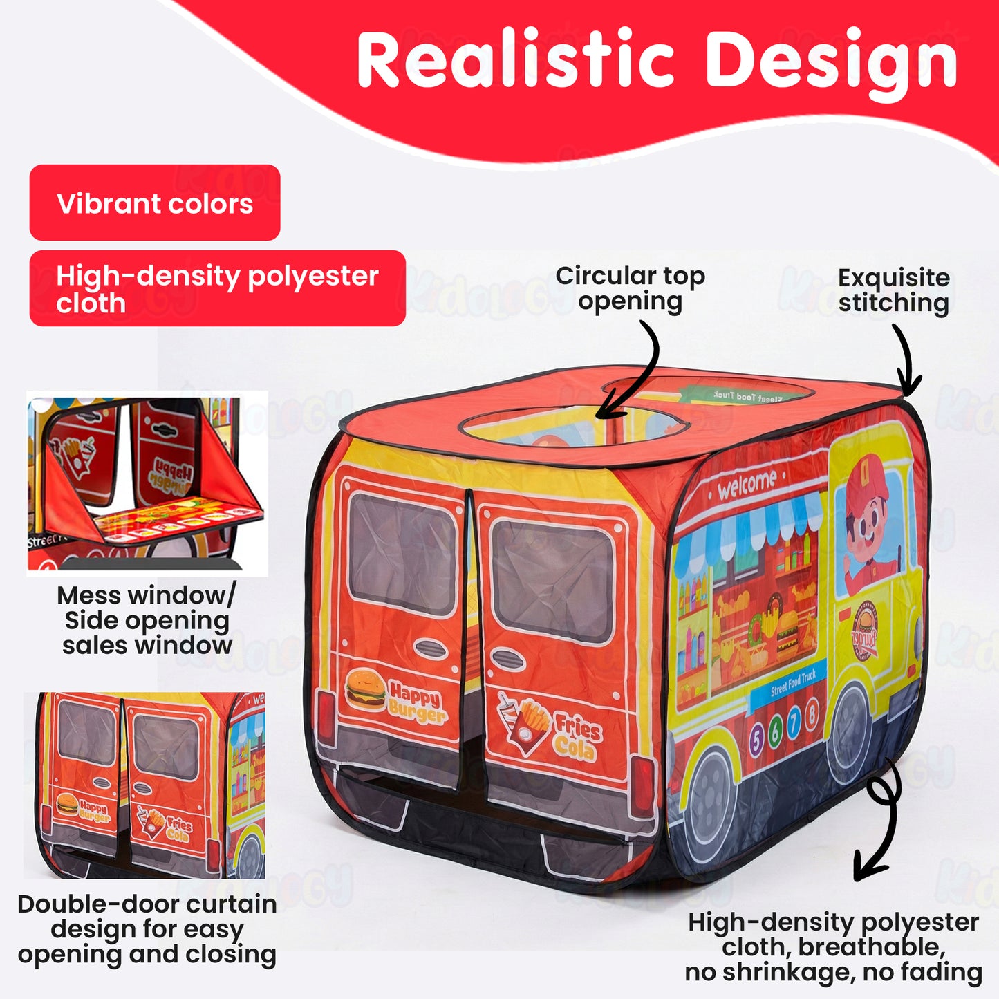 Pop-Up Tent House For Kids