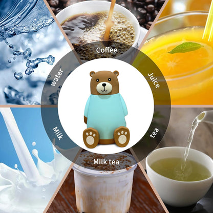 Cartoon Bear Vacuum Flask Water Bottle