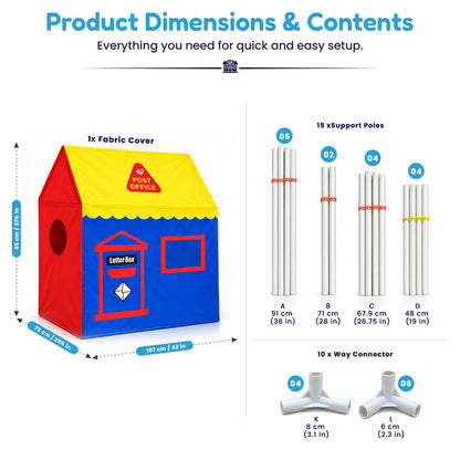 Post Office Tent House For Kids