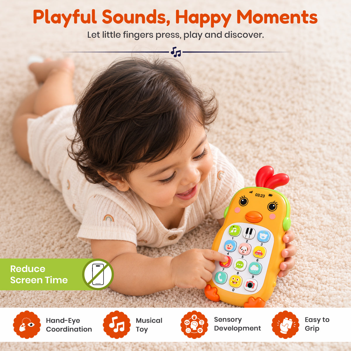 Musical Duck Baby Phone