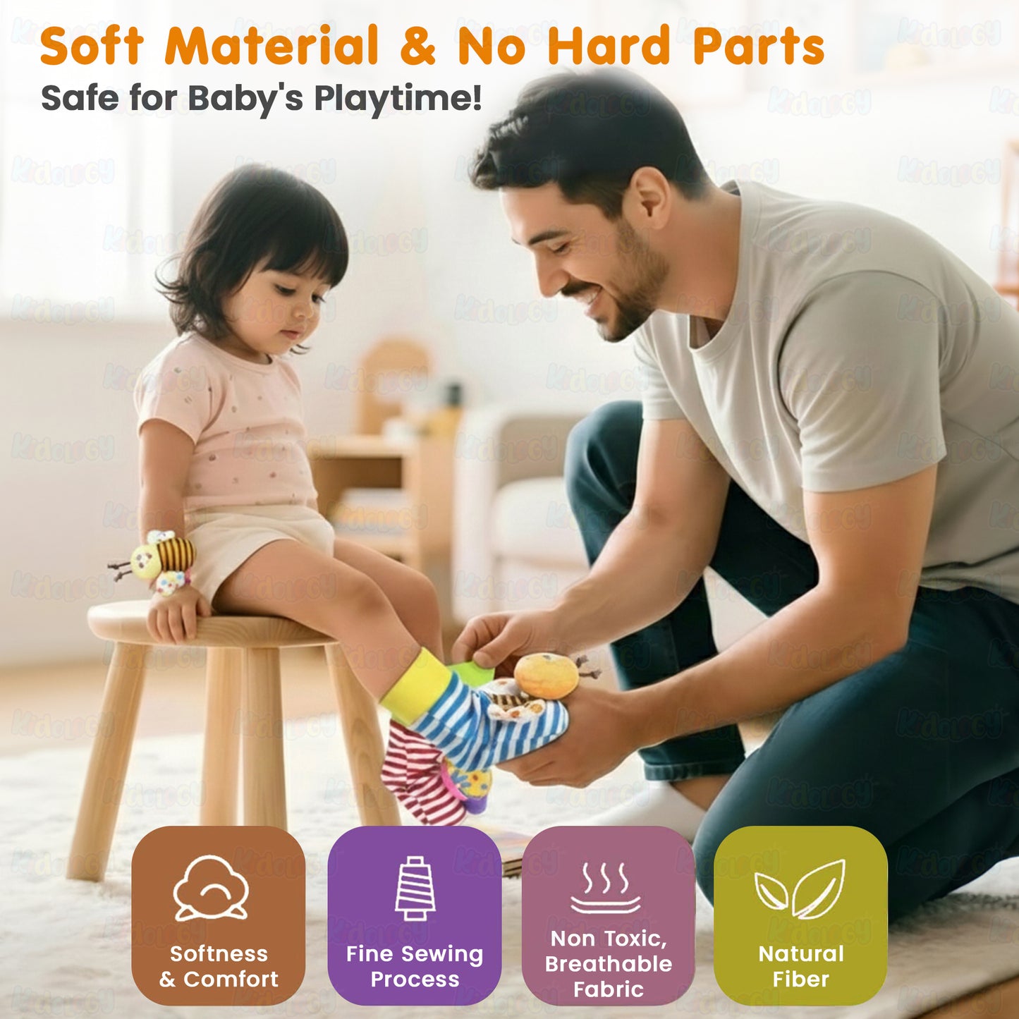 Baby Sensory Rattle Toy Set