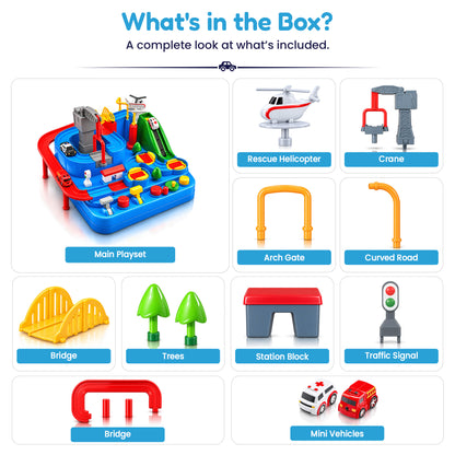 City Adventure Rescue Car Set by Kidology, view 7