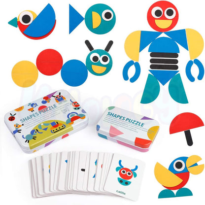 Wooden Shape Puzzle Toy Set