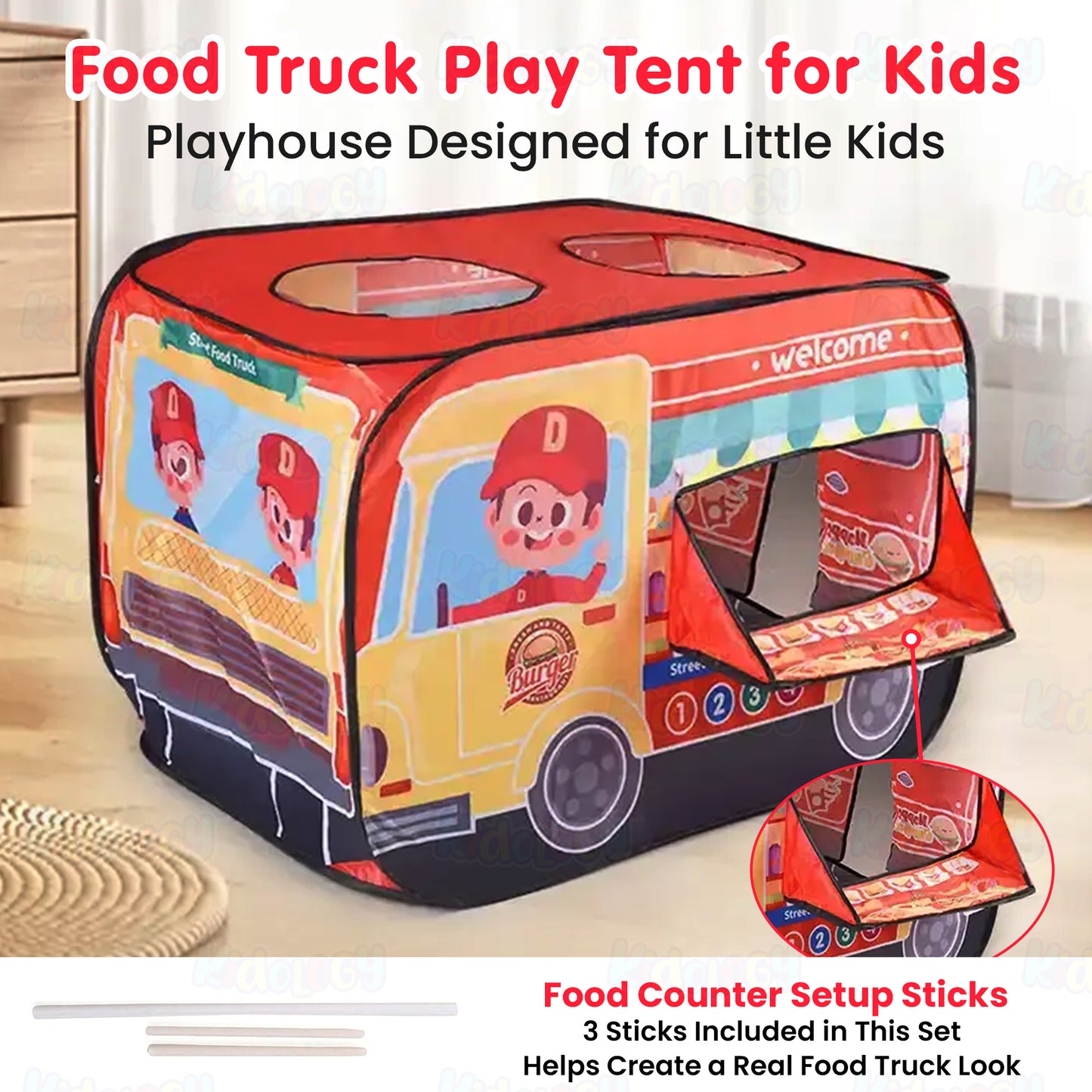 Pop-Up Tent House For Kids
