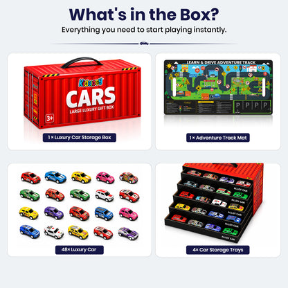 48PCS Die-Cast Pull Back Cars Set