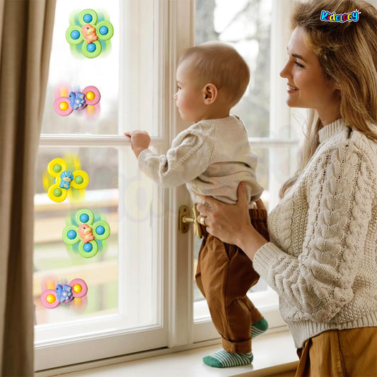 Dinosaur Spinner Sensory Bath Toy