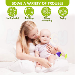 Silicone Baby Teething Toys- Set of 4