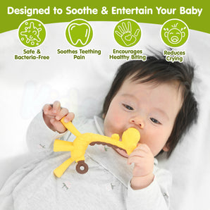 Giraffe Shaped Teether Baby Toy