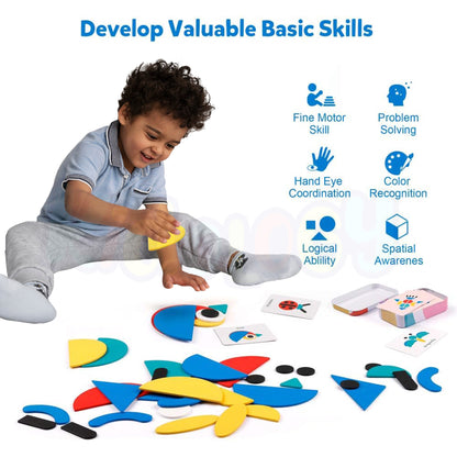 Wooden Shape Puzzle Toy Set