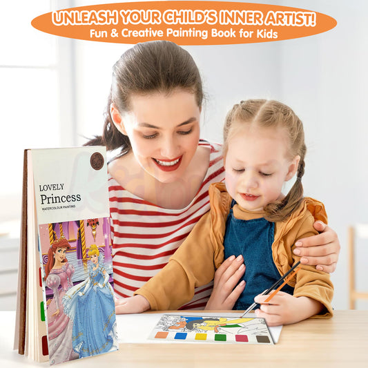 Kids Mini Painting Book – Barbie Theme
