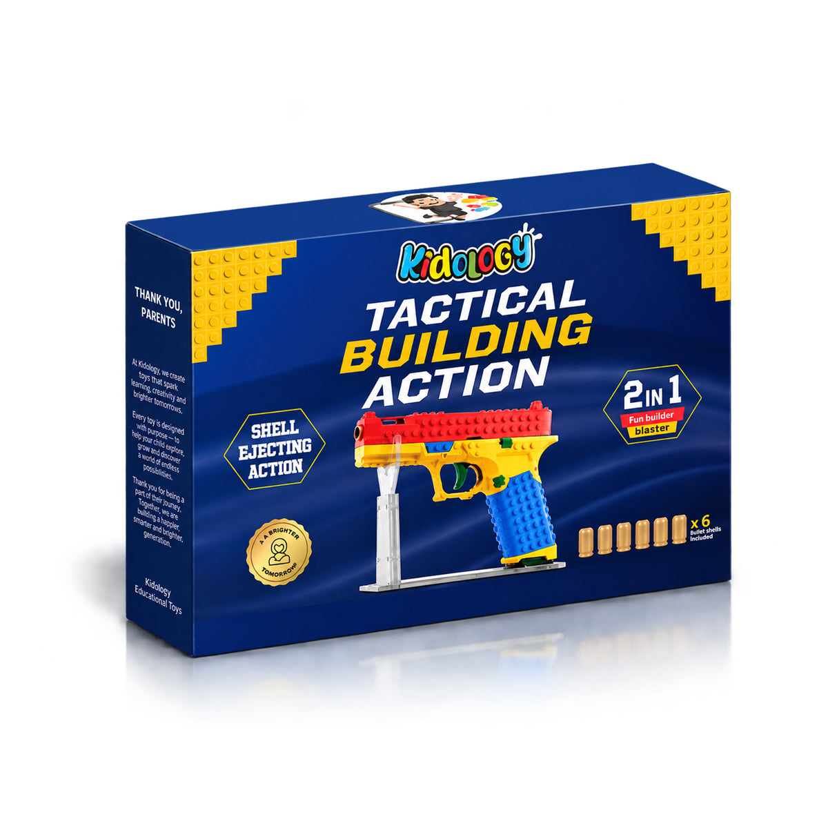 Shell Ejecting Soft Bullet Toy Gun by Kidology, view 6