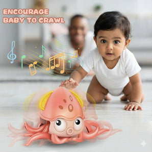 Sensing Crawling Octopus Baby Toy