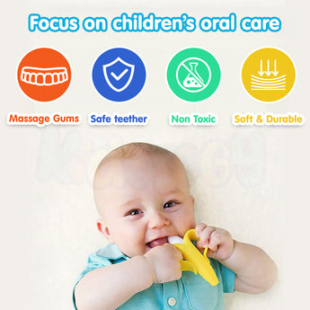 Banana Shaped Teether Baby Toy – Kidology – Shop Educational Toys