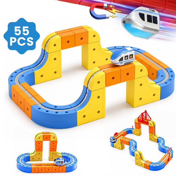 Magnetic Monorail DIY Versatile Track Car