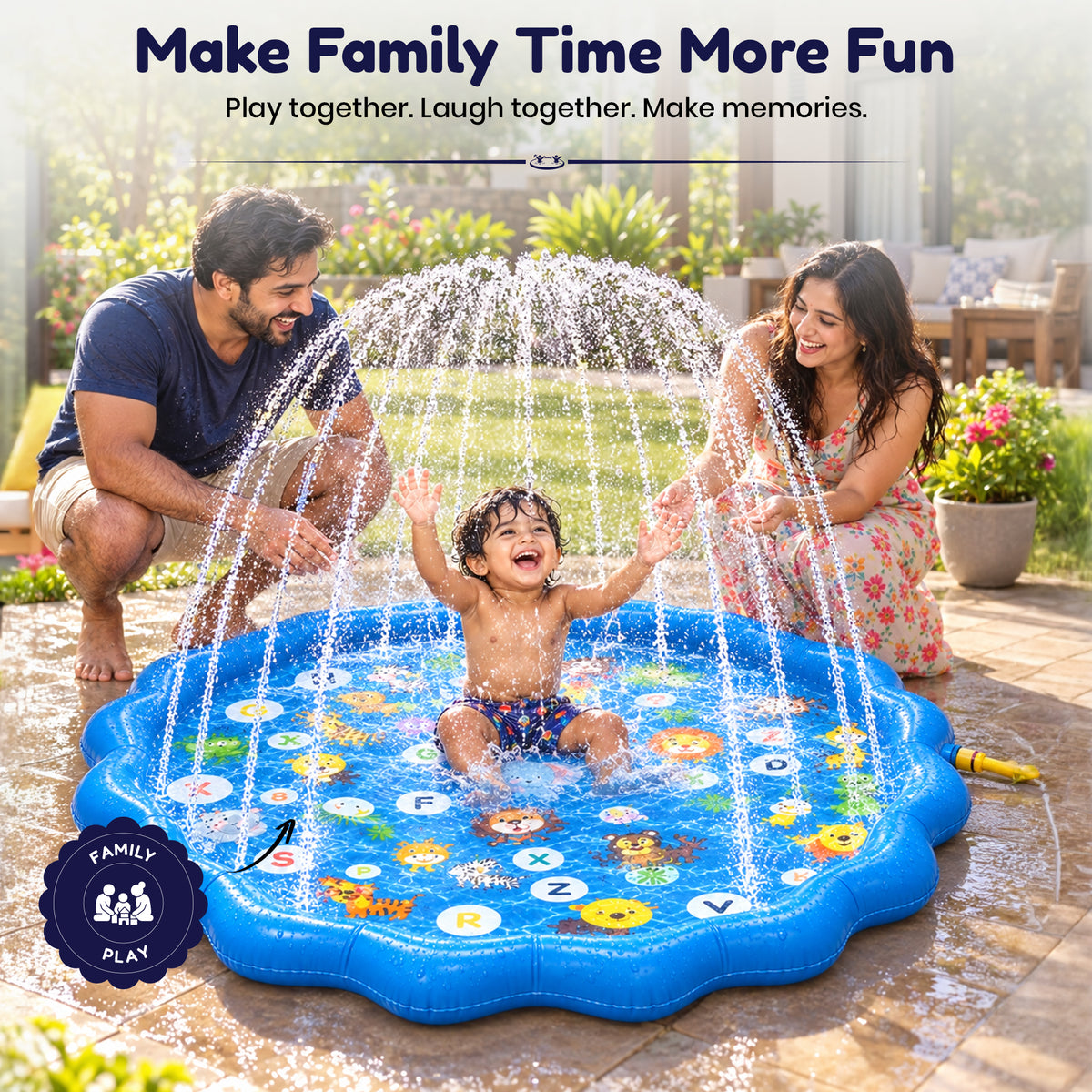 Alphabet Sprinkler Kids Activity Play Mat