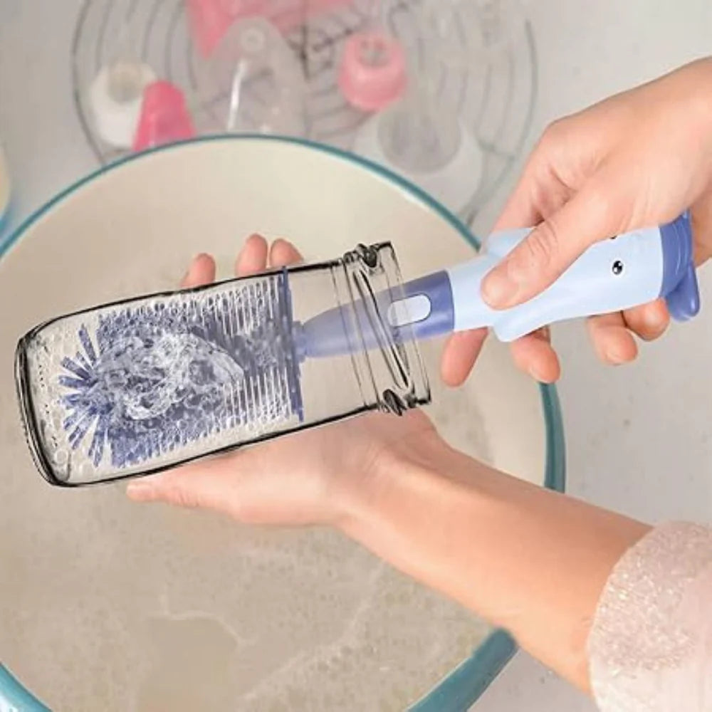 Portable Multifunctional Baby Bottle Brush