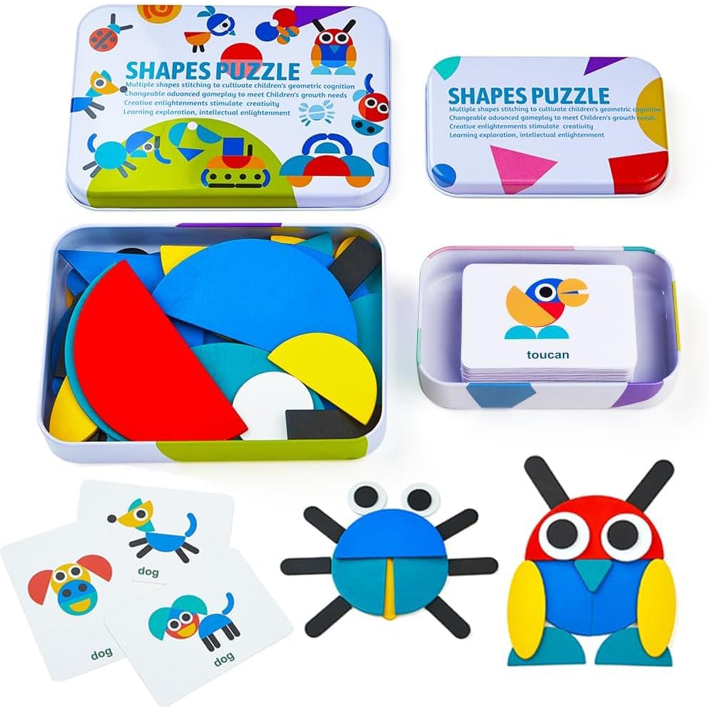 Wooden Shape Puzzle Toy Set
