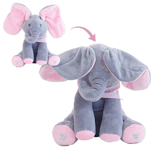Interactive Musical Baby Elephant Plush Toy