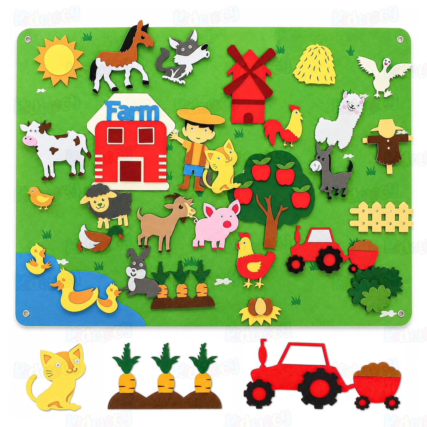 Montessori Felt Story Board Set