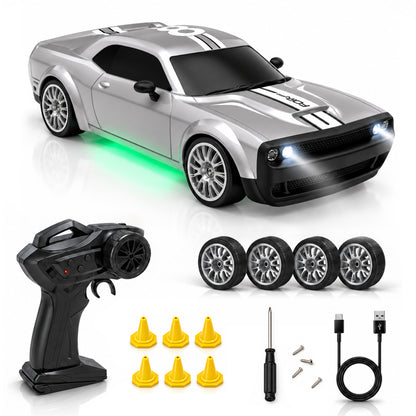 RC Drift Car with LED Lights by Kidology, view 9