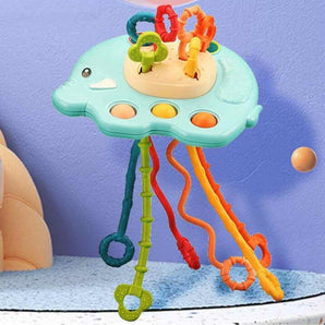 New Octopus Silicone Pulling Toy