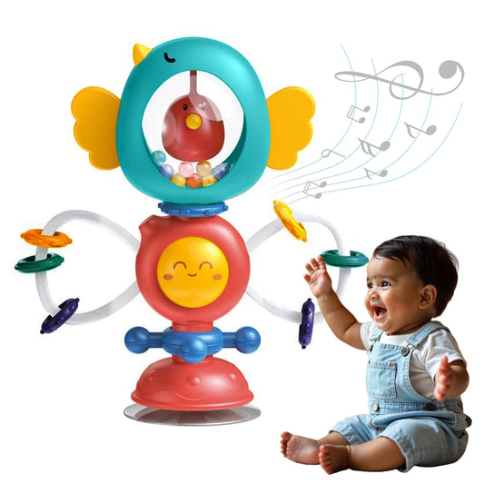 Twist & Rattle Teething Ring Toy