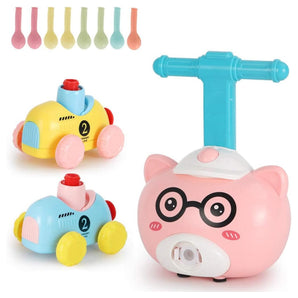 Geek Piggy Balloon Car Launcher Toy Set